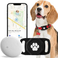 Tractive GPS Dog Tracker - GPS Tracker for Dogs,Dog Tracker,Gps Dog Collar, No Monthly Fee, Compatible with Apple (Ios Only),Anti-Lost Tracking Device for Pets, Luggage, Bag Straps,Black